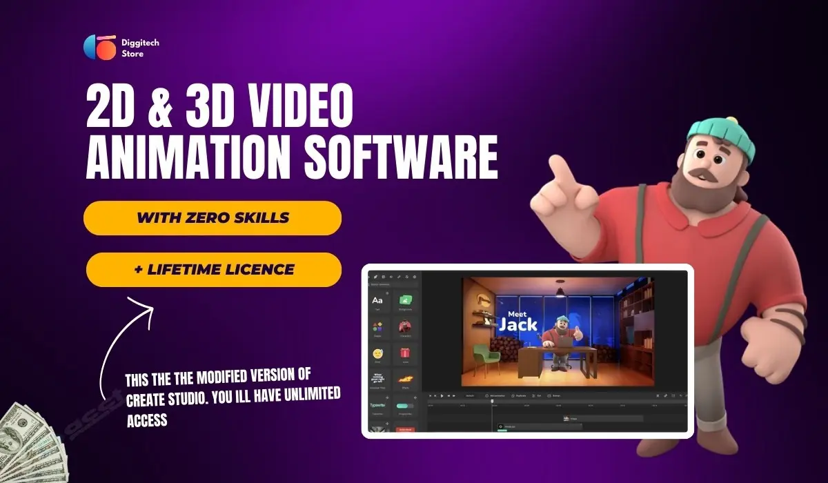 2D & 3D Animation Pro Software Unlocked (Create Studio)